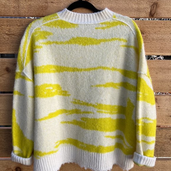 All Saints Tiga V-Neck S | Yellow - Picture 2 of 4